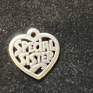 Special sister heart James Avery charm